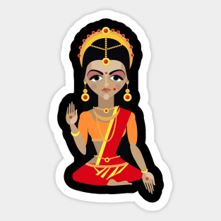 Mother Parvati. Sticker